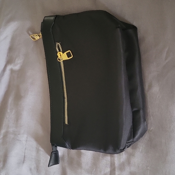 Louis Vuitton Bags Louis Vuitton Black Nylon Wleather Trim Zippered